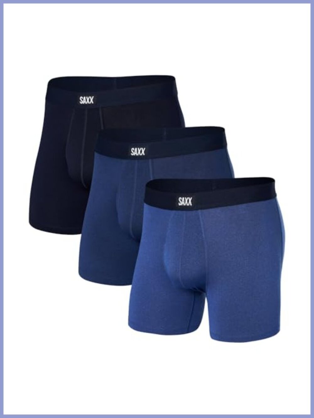 Men's Daytripper Relaxed Fit Boxer Briefs Fly 3-Pack Polyester Spandex